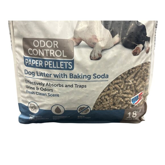 Sophresh Odor Control Paper Pellets Dog Litter With Baking Soda 18 Lb Bag Absorb - Picture 5 of 6